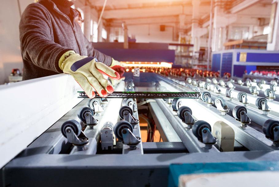 Marble and glass processing